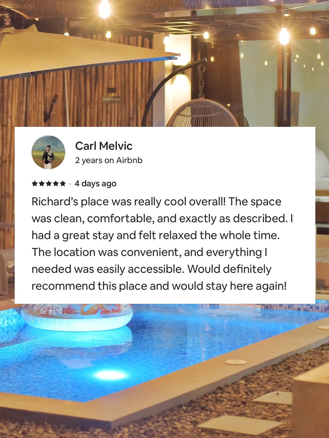 5-star guest stay at Lubáy Villas