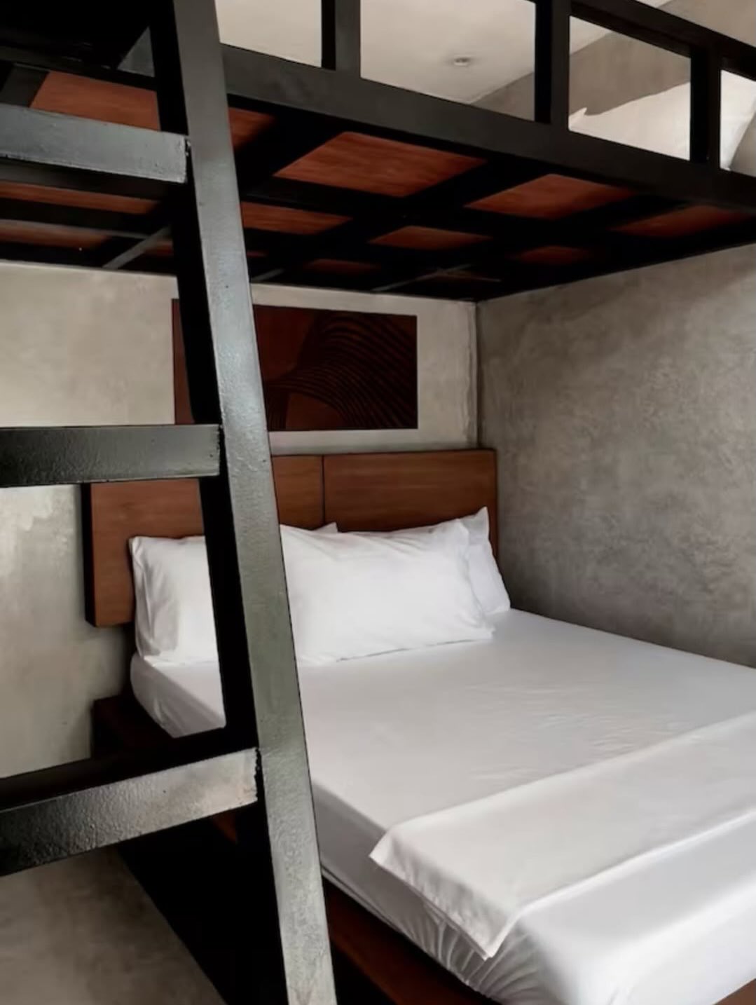 Private villa bedroom at Lubáy Villas